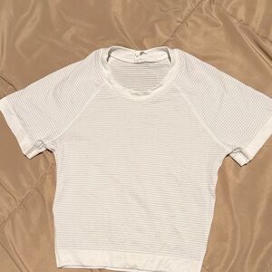 lululemon athletica White Short Sleeve Top